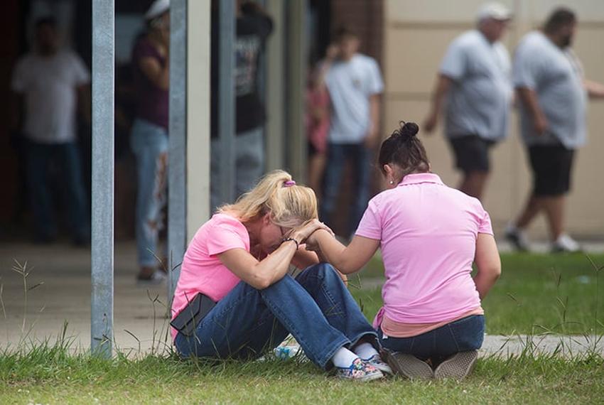 A Mother’s Viral Race to Her Child During a School Shooting
